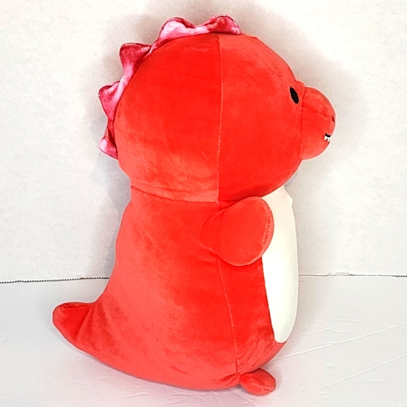 ❤️ DUSTER 🐉 Red Dragon HugMee Valentine 2024 Original Squishmallow ☆》NWT《 - Picture 4 of 8